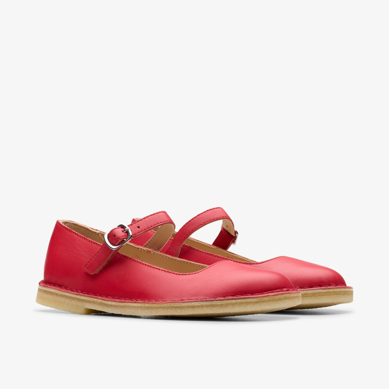 Women Desert Jane Red Leather
