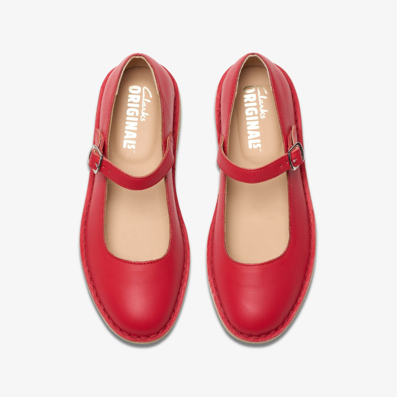 Women Desert Jane Red Leather