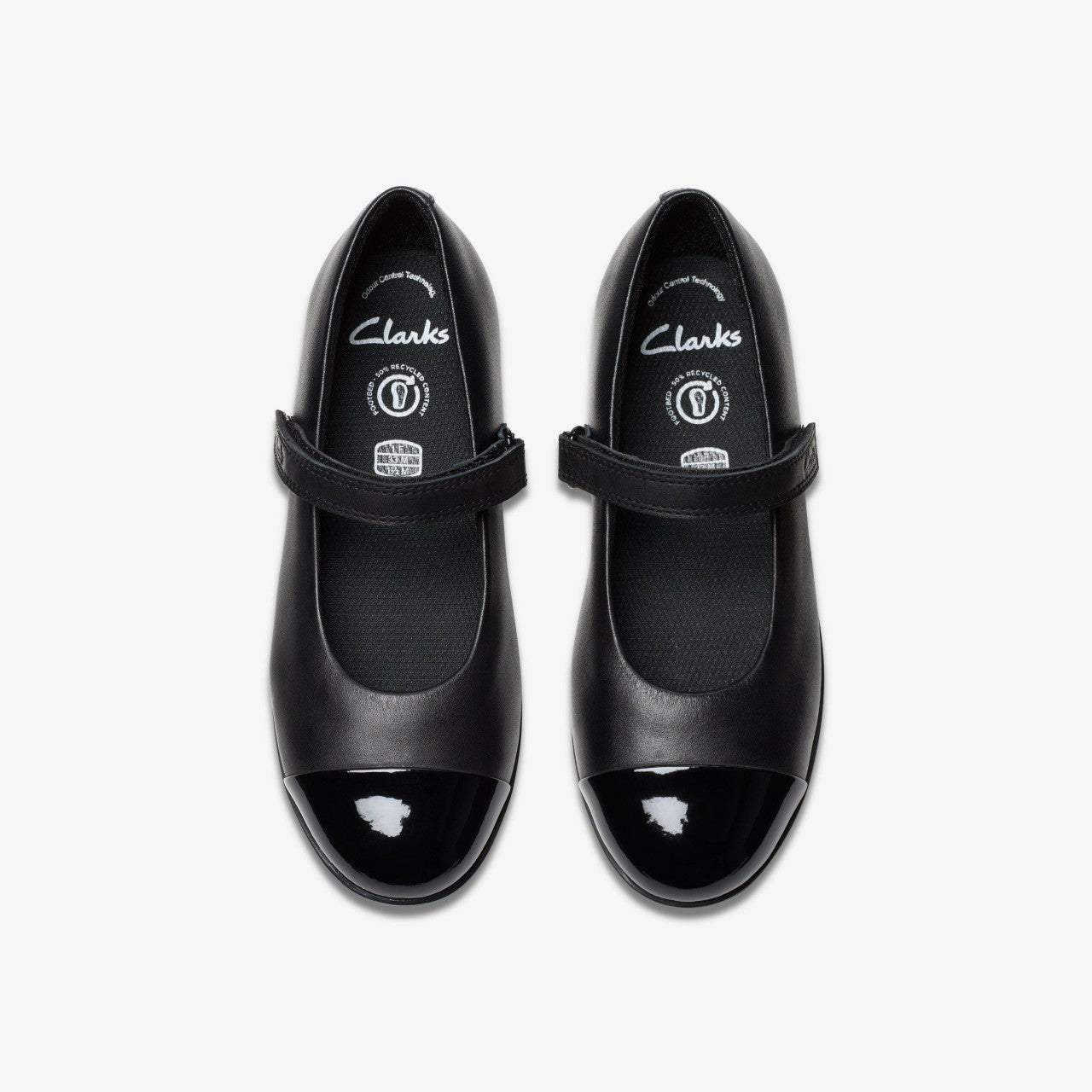 Kids Finja Gem Older Black Leather