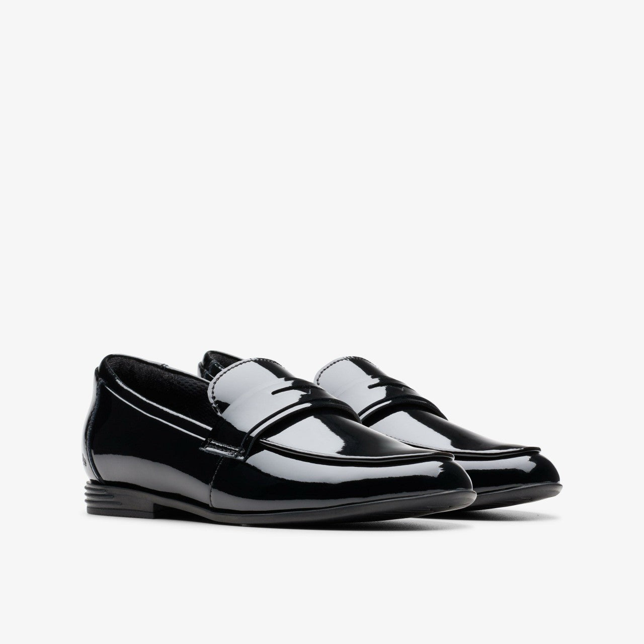 Kids Finja Bright Older Black Patent