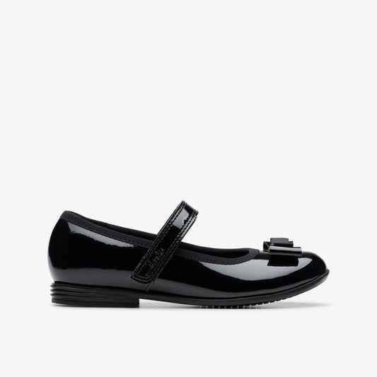 Kids Finja Tap Kid Black Patent