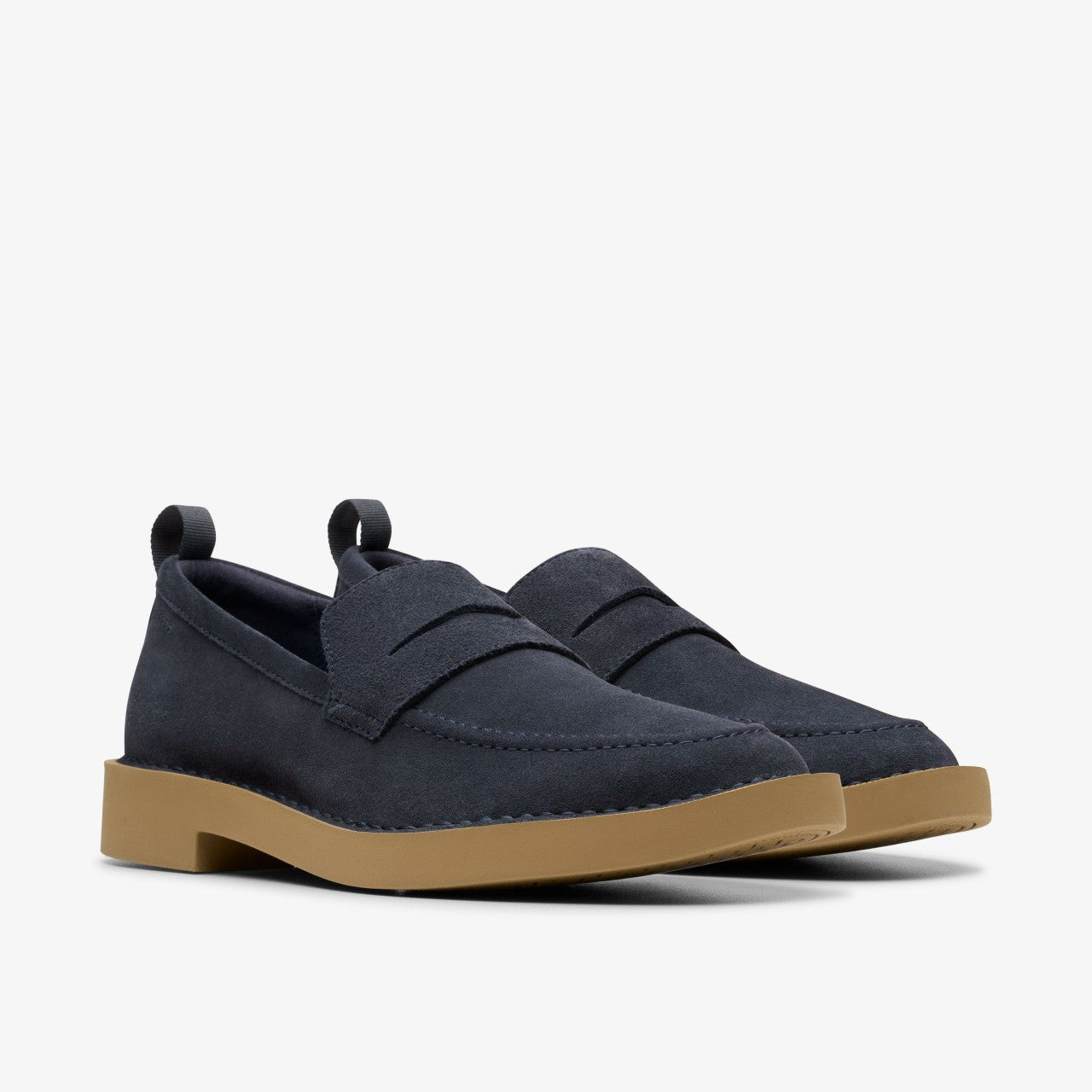 Men Martock Lo Navy Suede