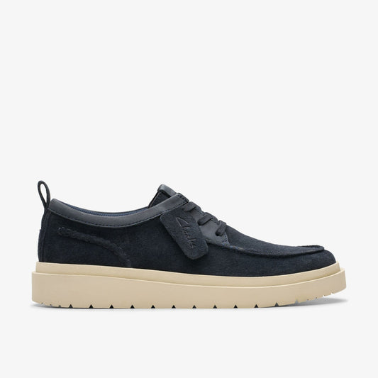 Men Polden Moc Navy Suede