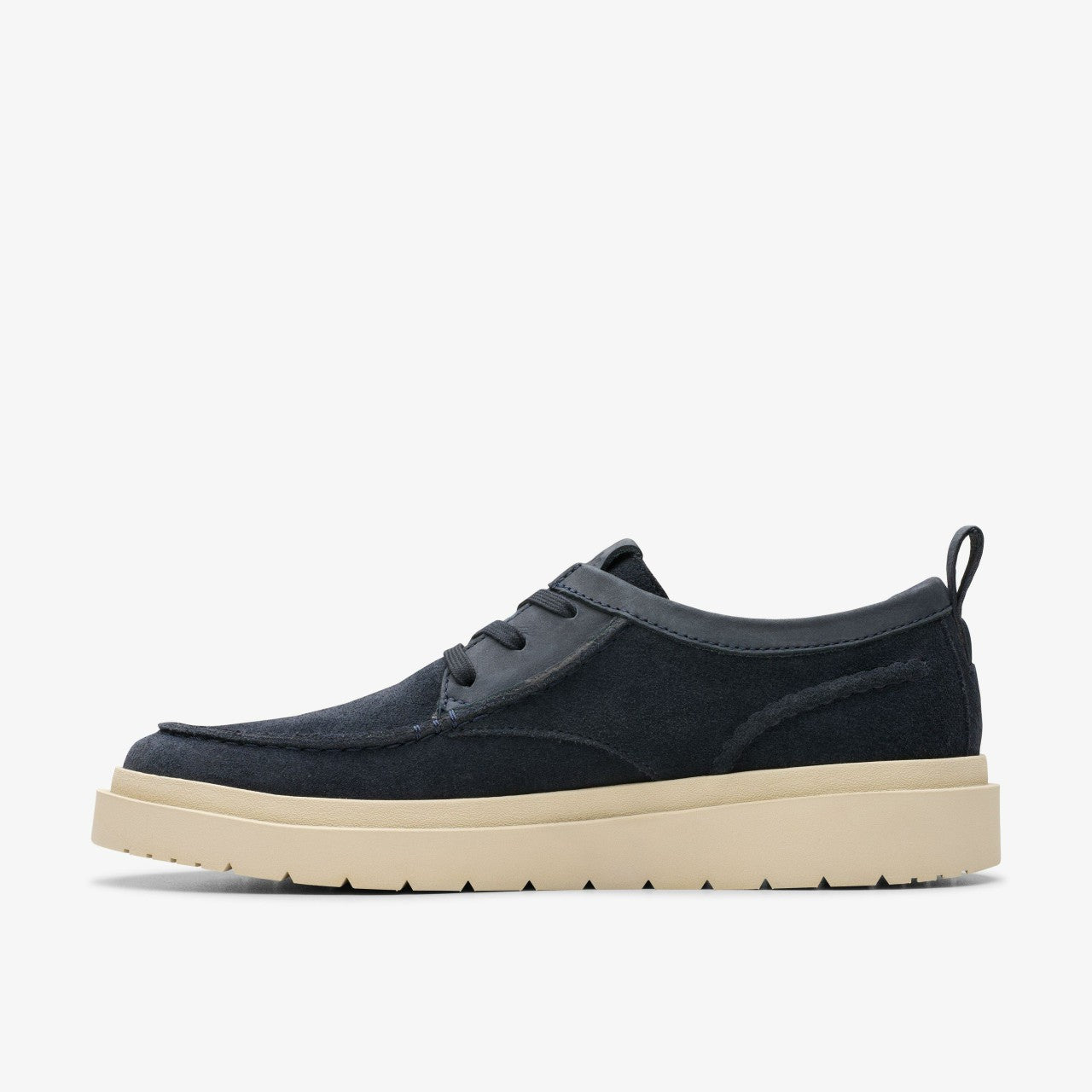 Men Polden Moc Navy Suede
