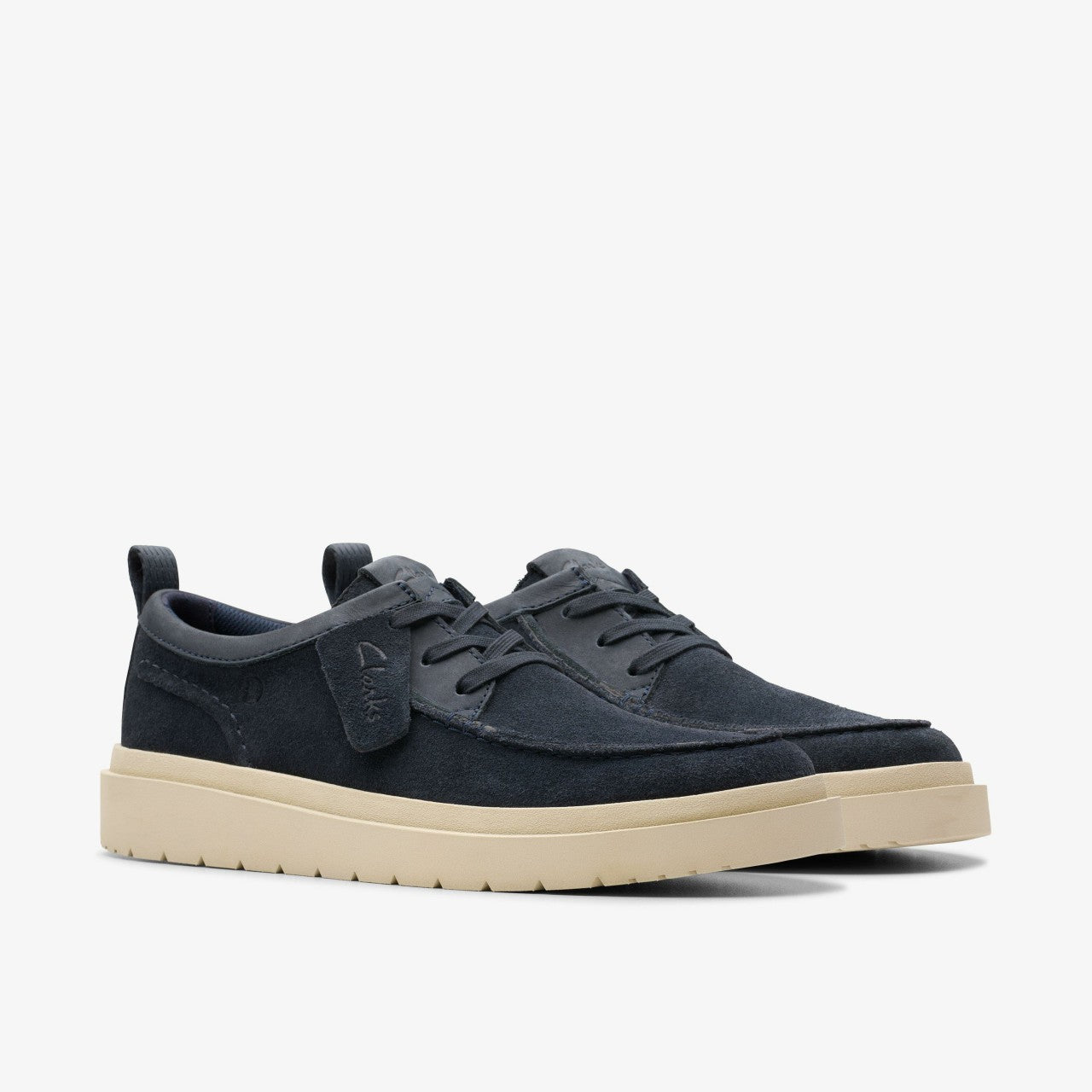 Men Polden Moc Navy Suede