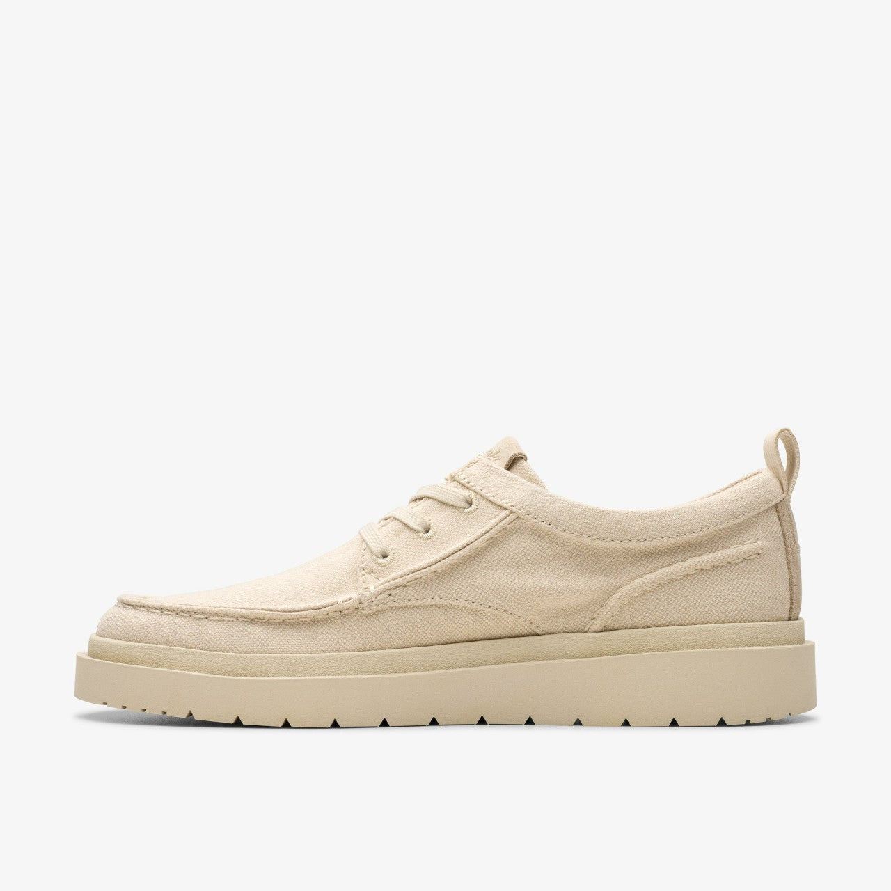 Men Polden Moc Off White Canvas