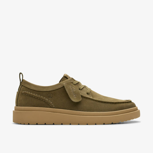 Men Polden Moc Olive Suede