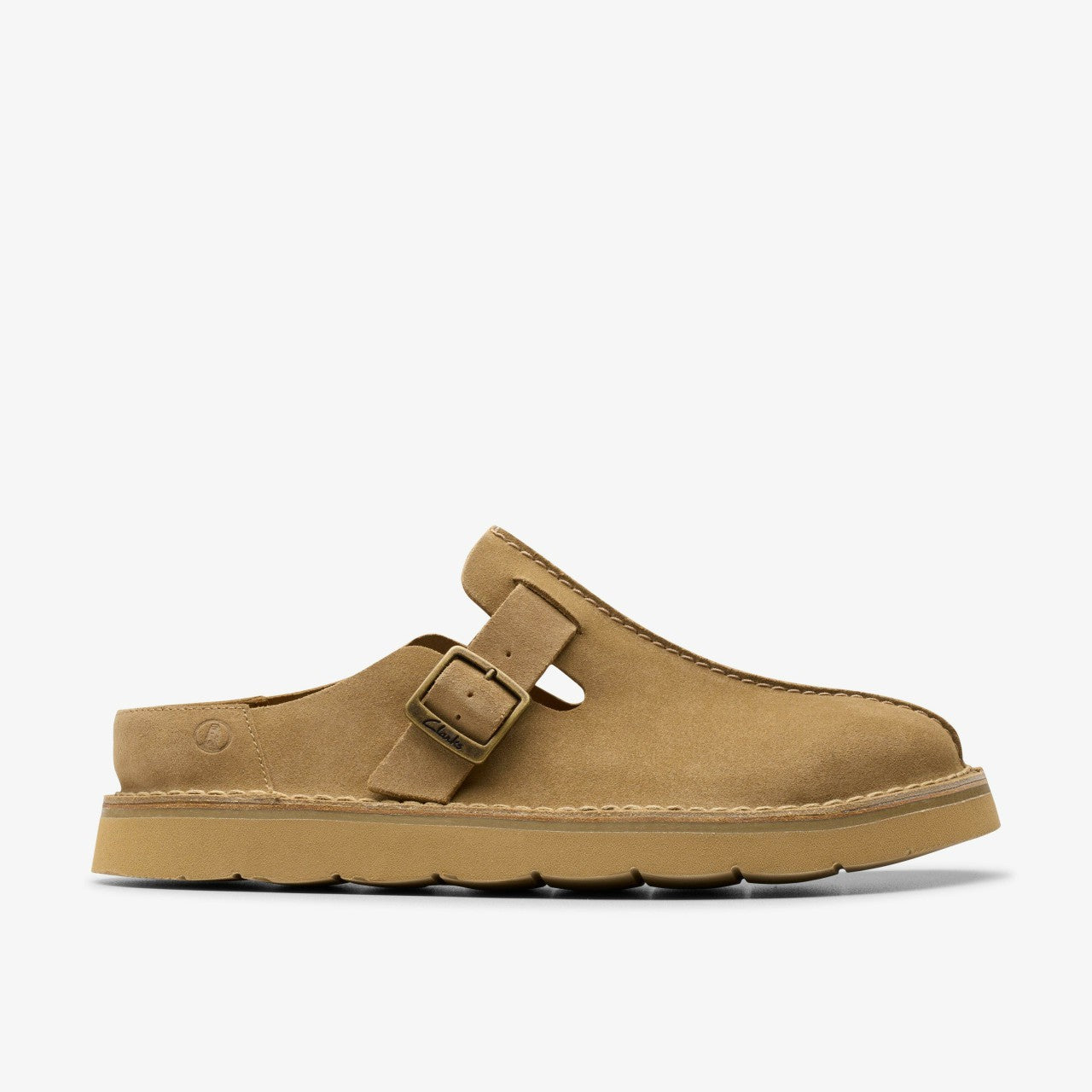 Men Solsbury Mule Dark Sand Suede