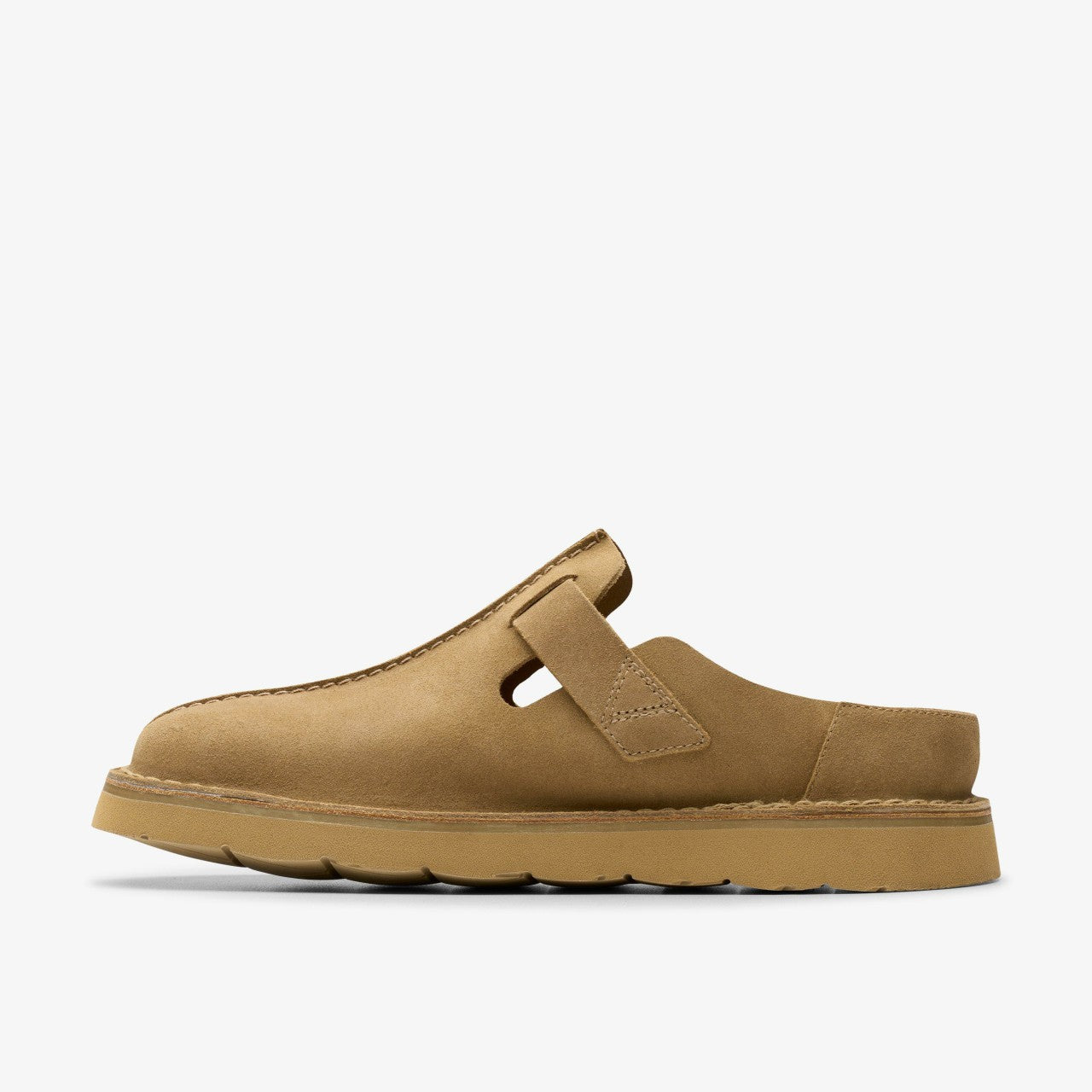 Men Solsbury Mule Dark Sand Suede
