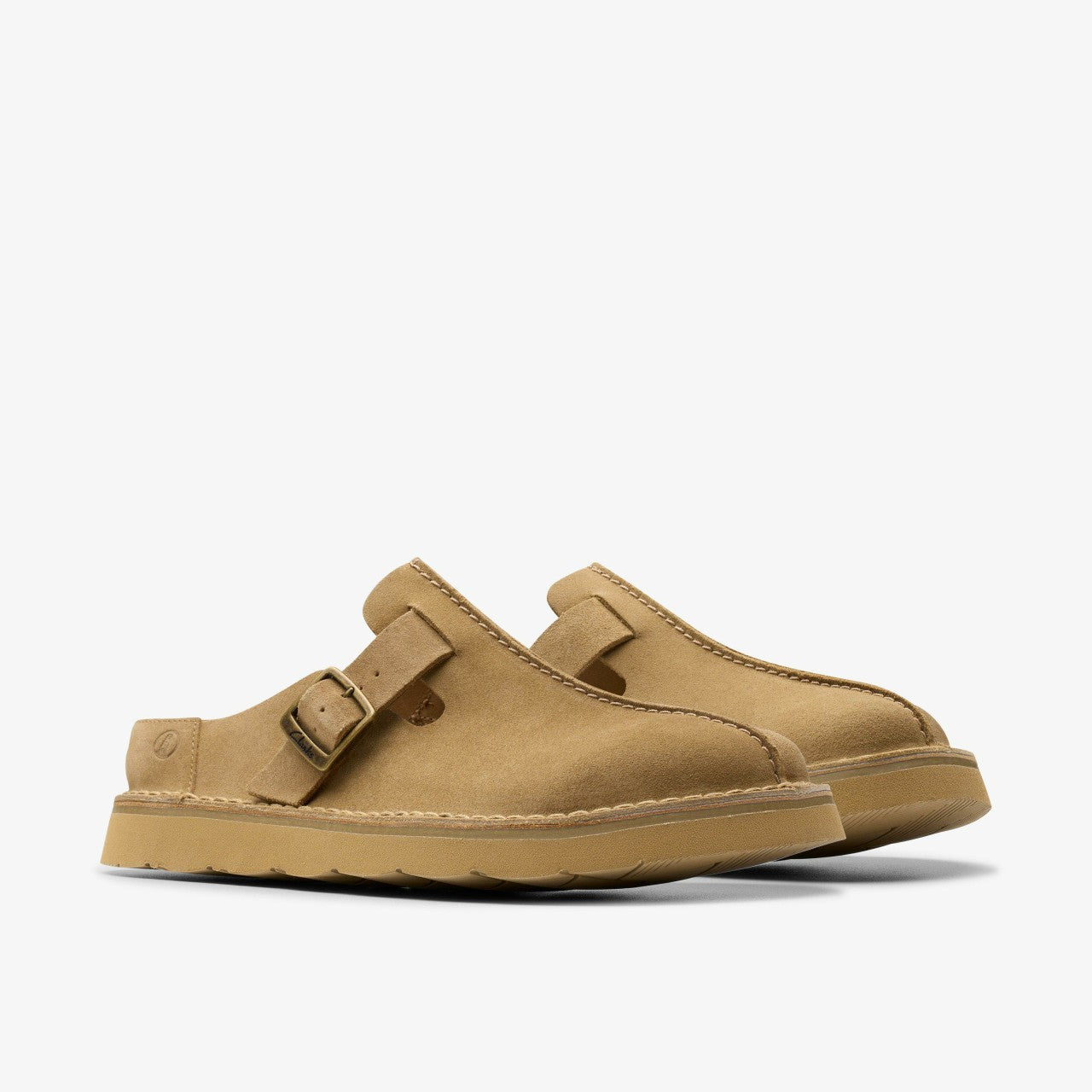 Men Solsbury Mule Dark Sand Suede