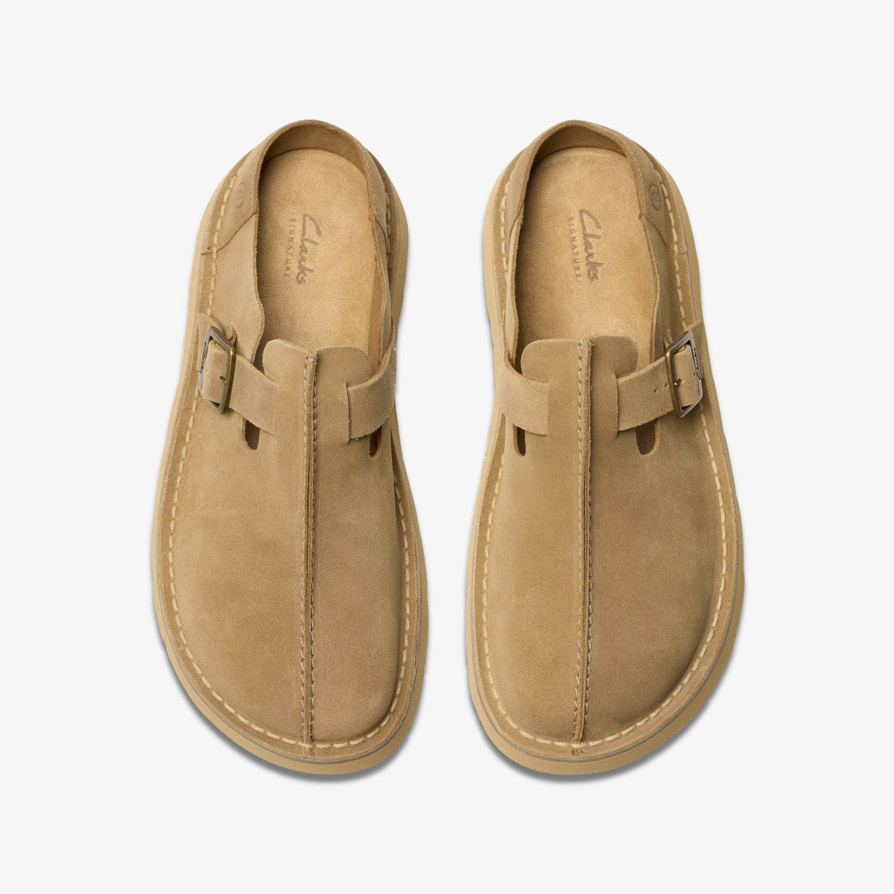 Men Solsbury Mule Dark Sand Suede