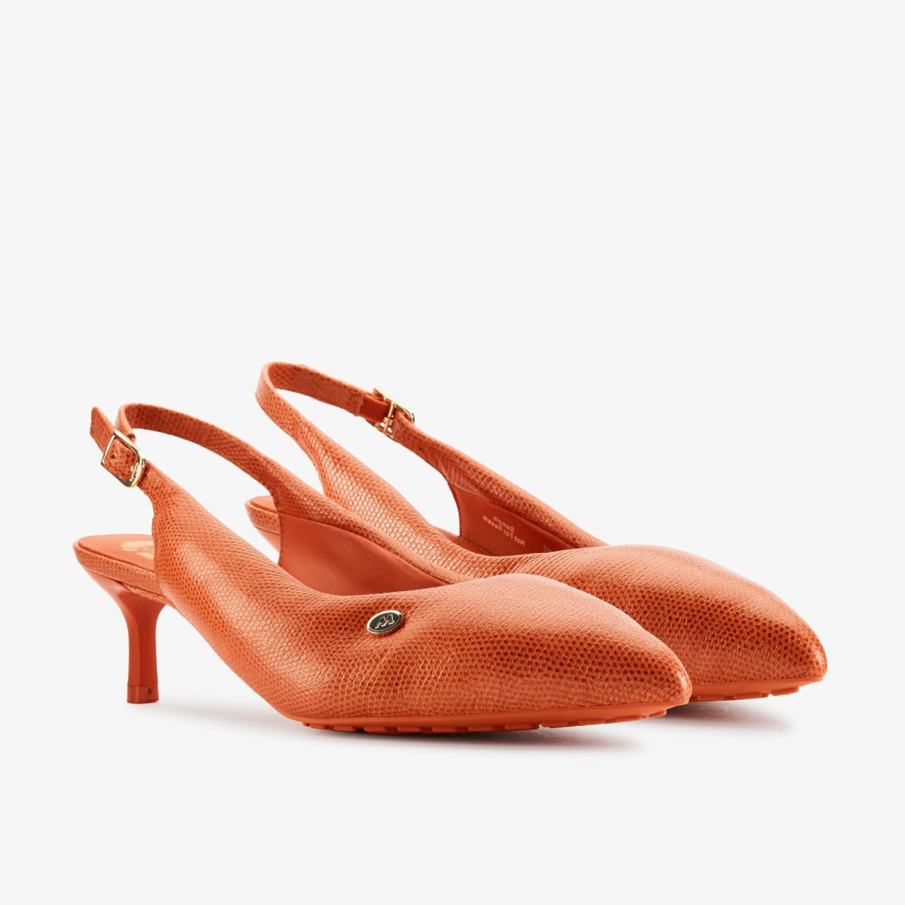 Women Martine Rose Sling 1 Womens Orange Interest Leather