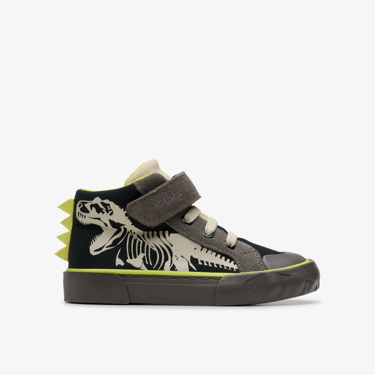 Kids Foxing Rex Hi Toddler Black Canvas