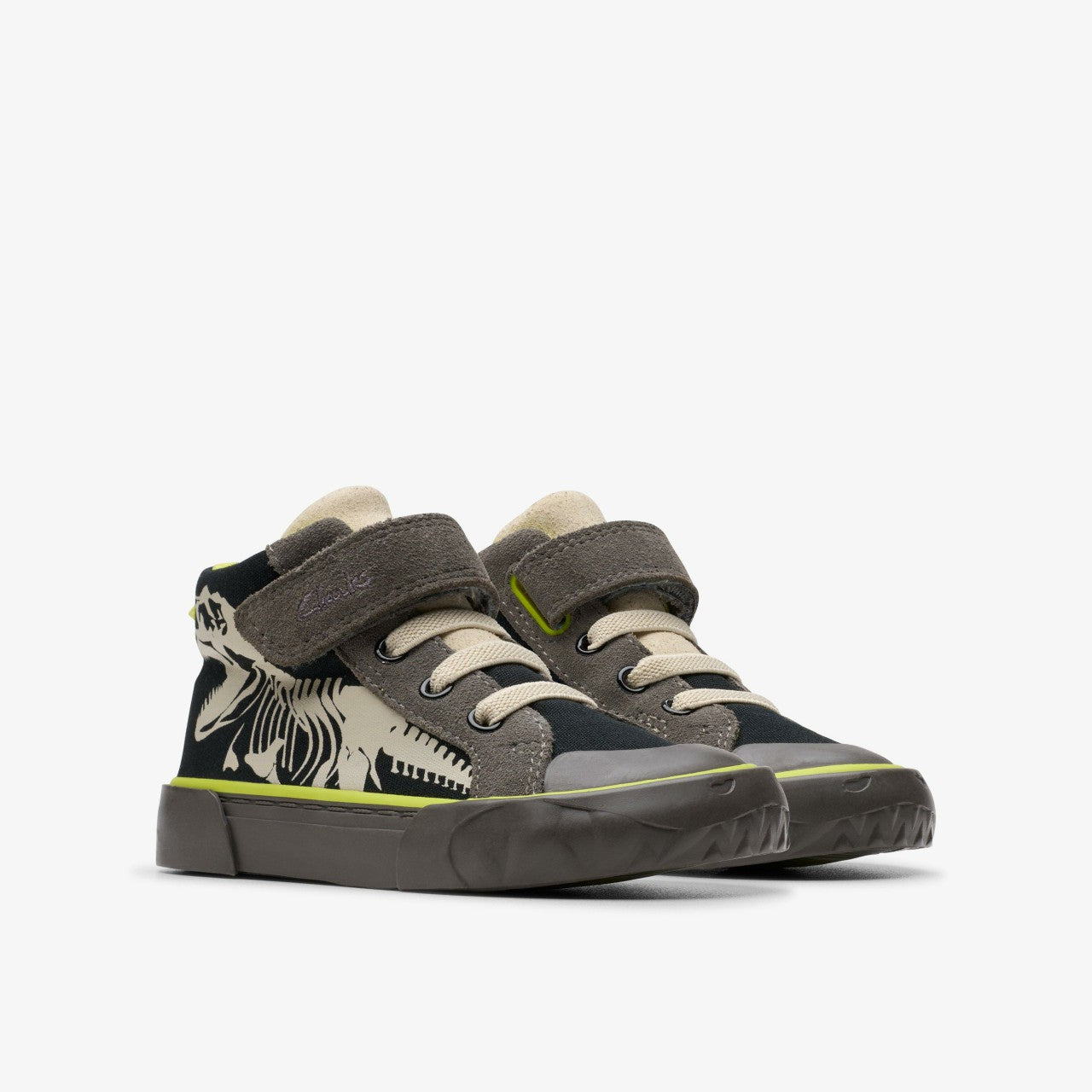 Kids Foxing Rex Hi Toddler Black Canvas