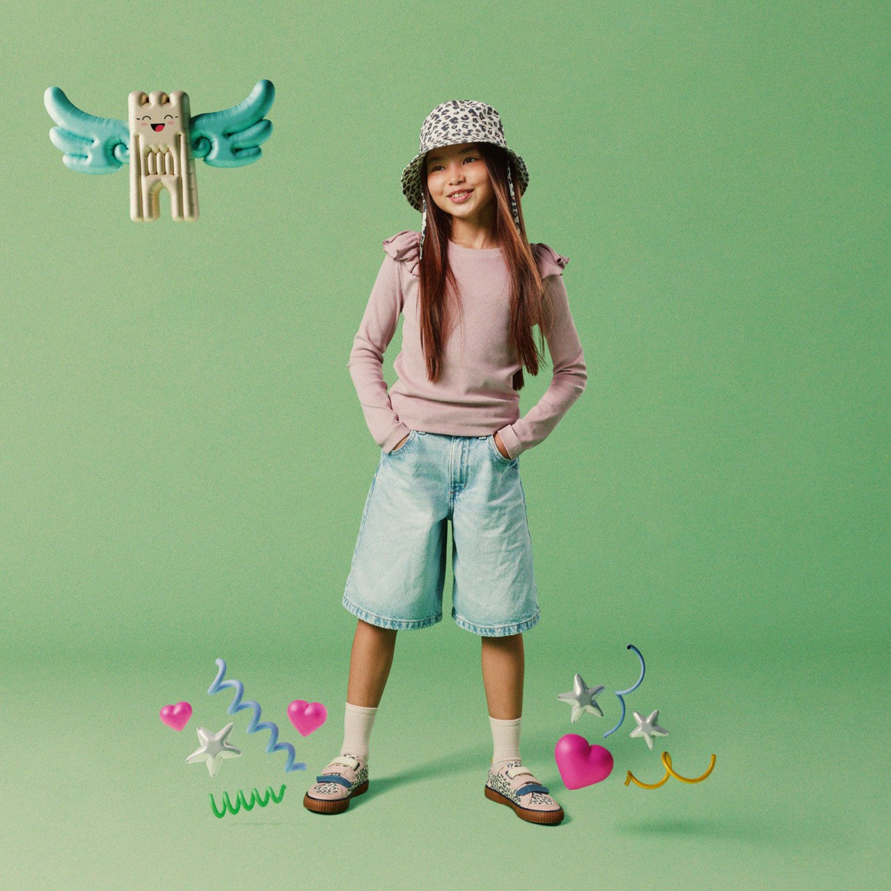 Kids Foxing Vibe Kid Ecru Canvas