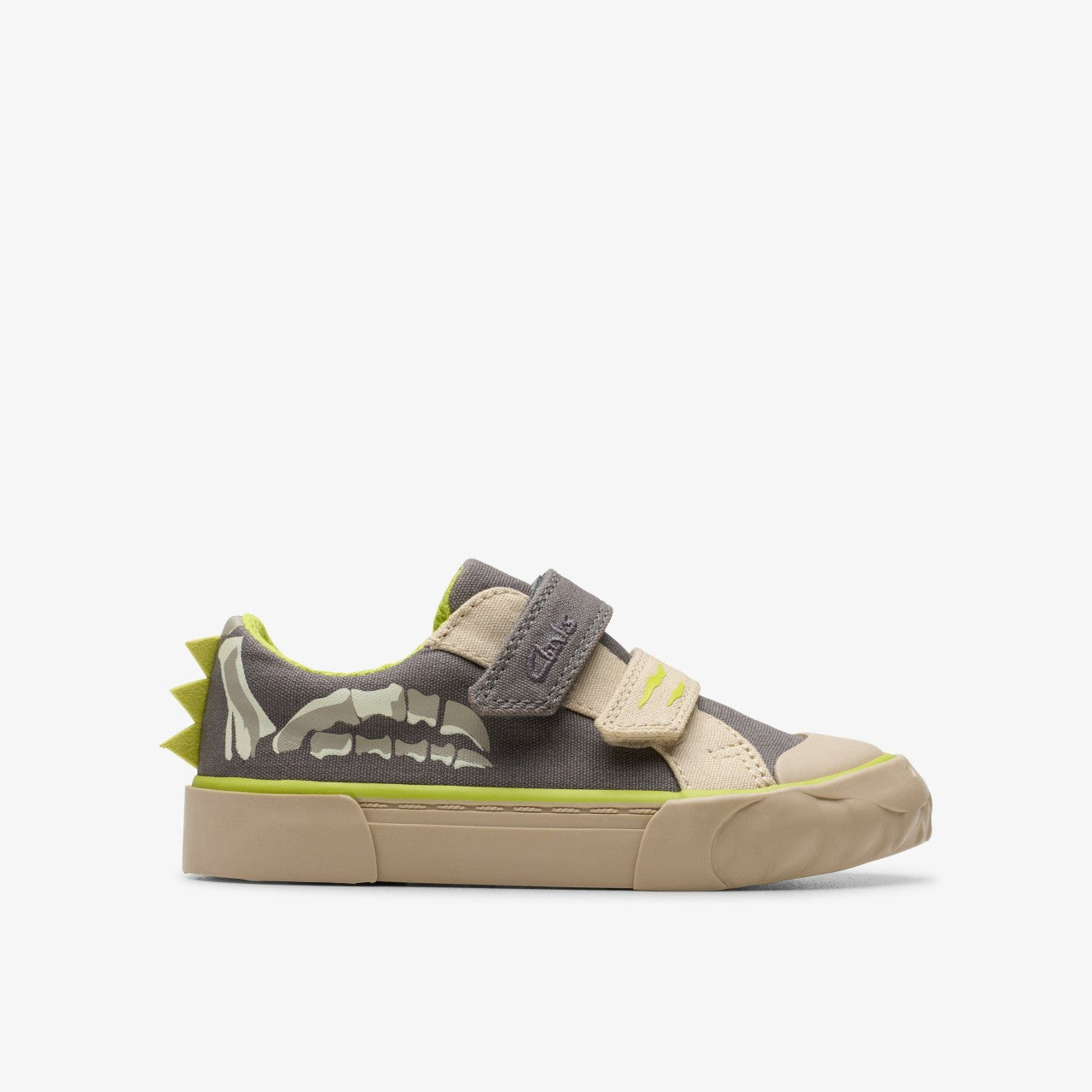 Kids Foxing Stomp Toddler Grey Canvas
