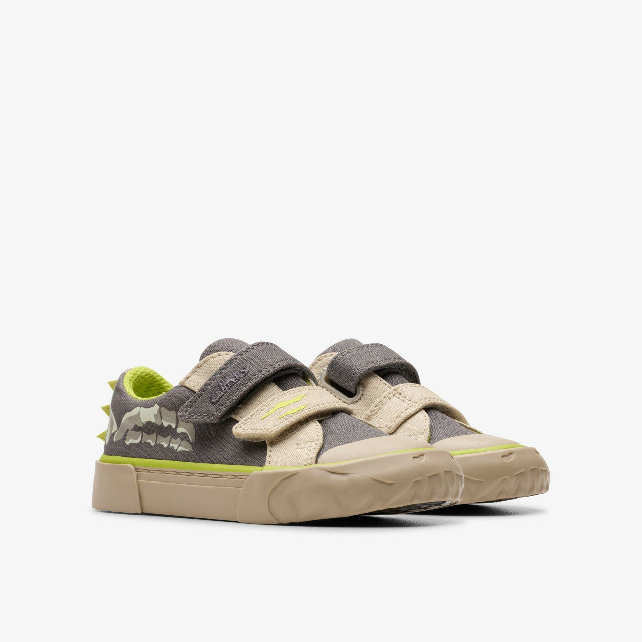 Kids Foxing Stomp Toddler Grey Canvas