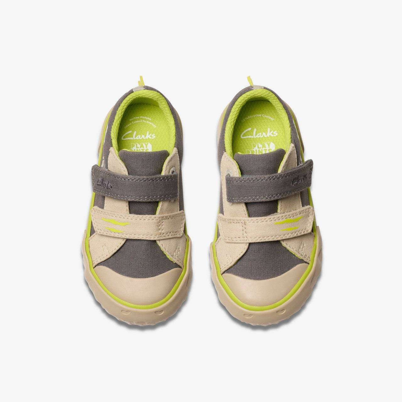 Kids Foxing Stomp Toddler Grey Canvas