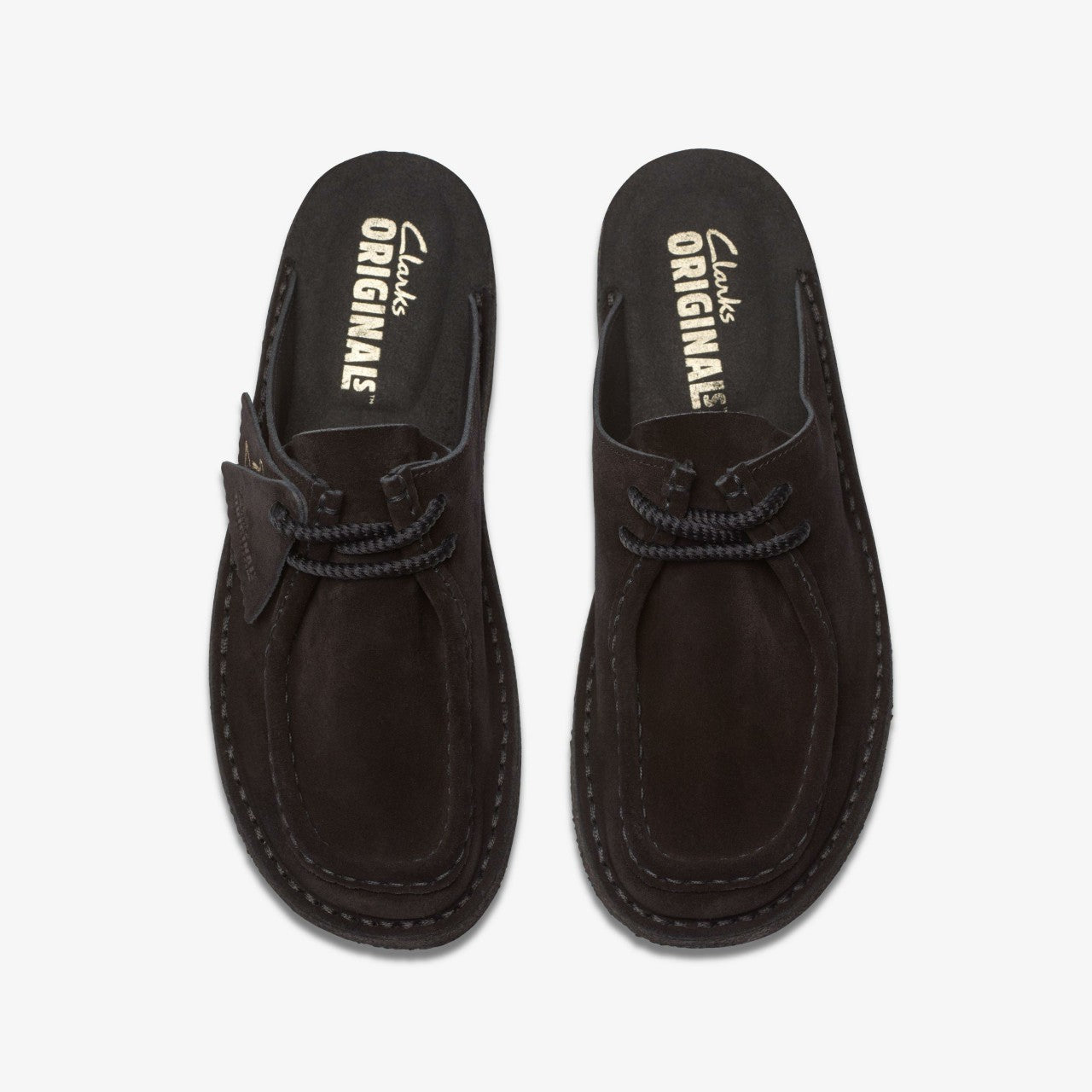 Women Desert Nomad Mule Black Suede
