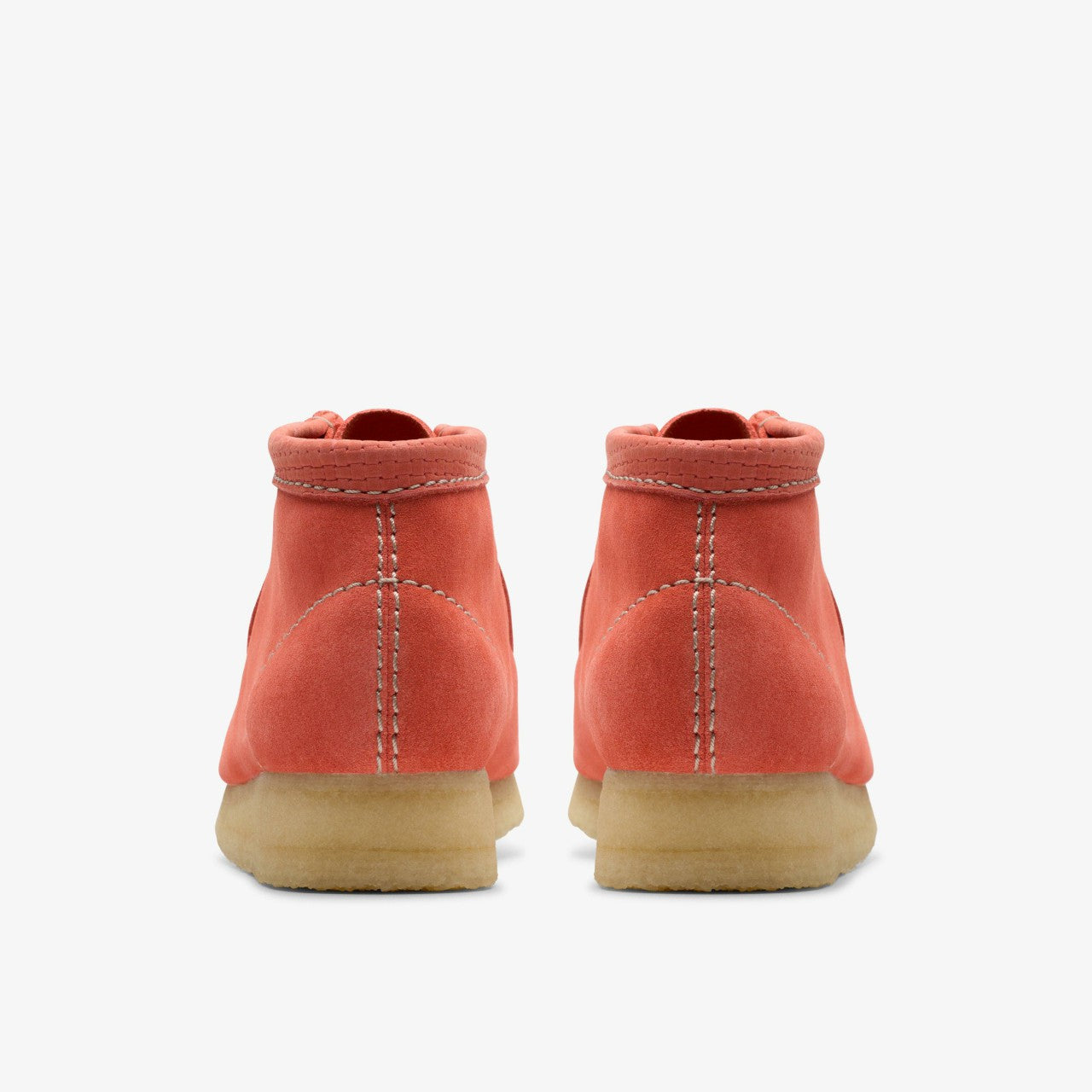Women Wallabee Boot Coral Suede