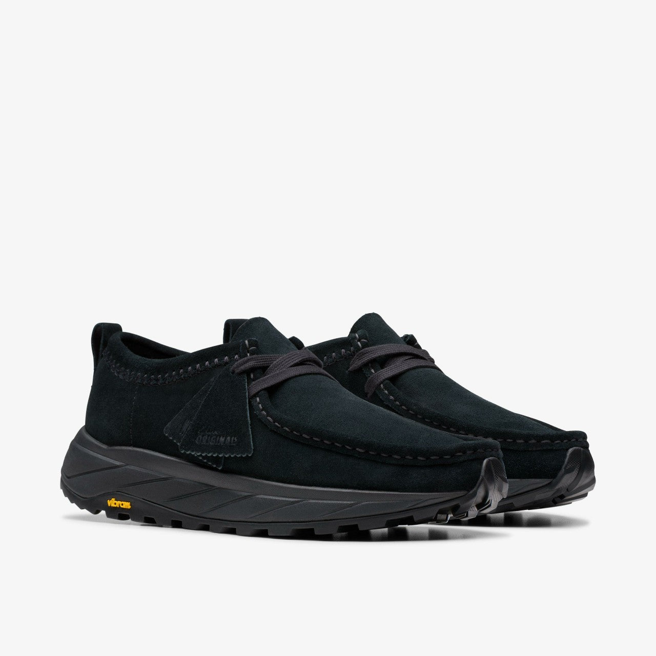 Men Walla Eden Lo Black/Black Suede