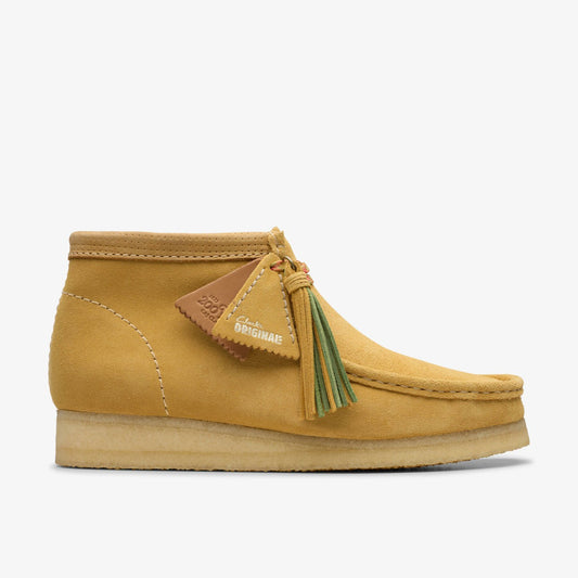 Men Wallabee Boot Golden Tan Suede