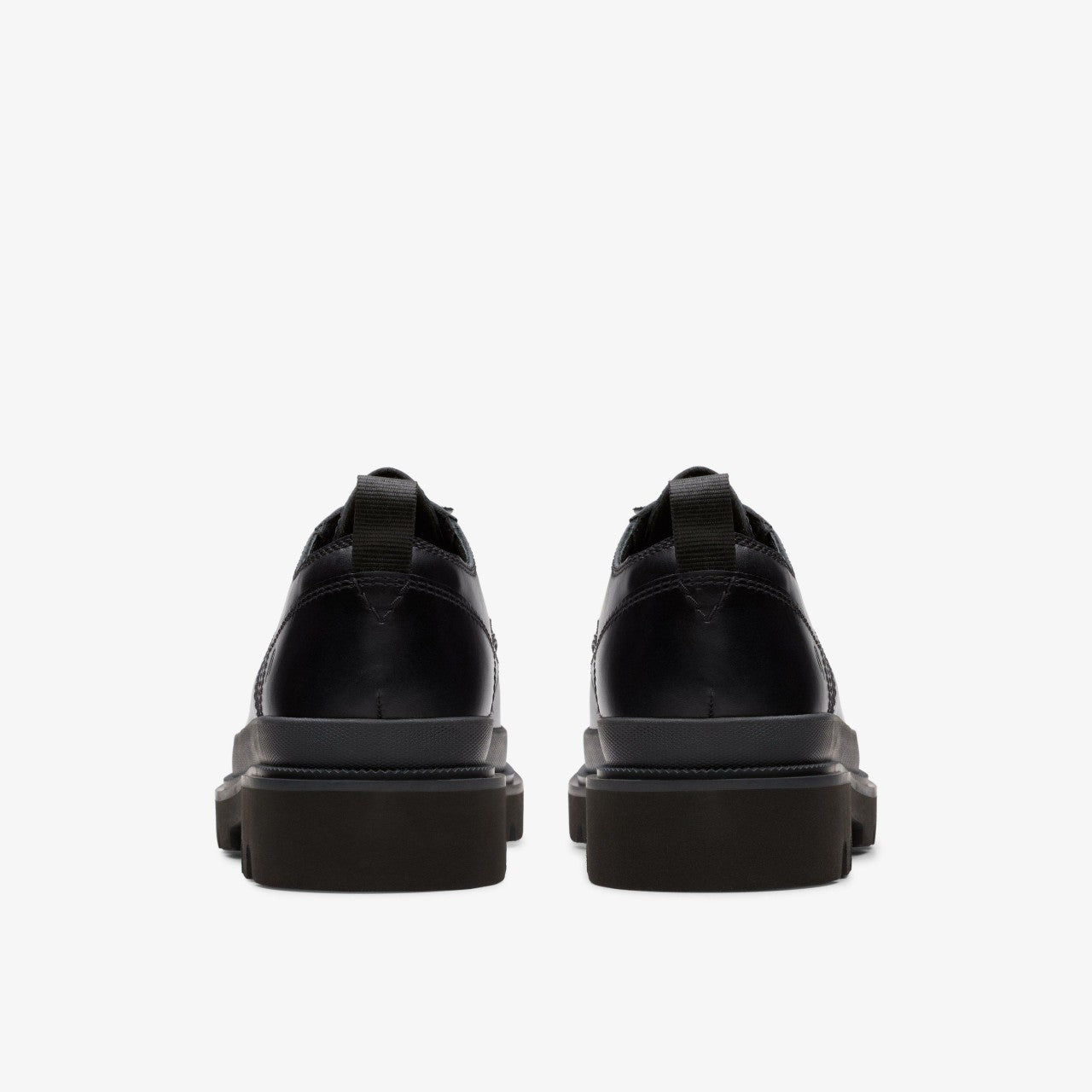 Men Badell Lace Black Leather
