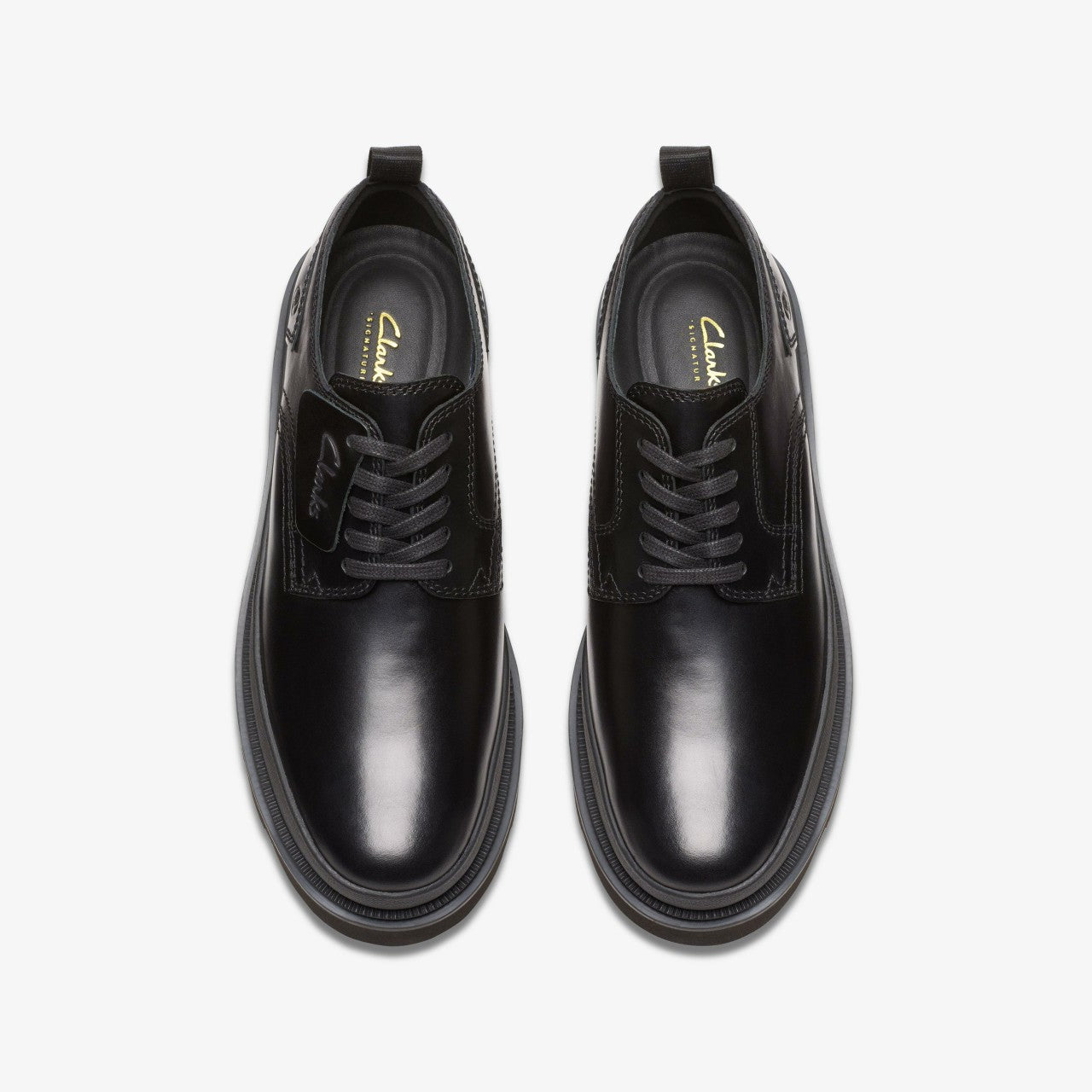Men Badell Lace Black Leather