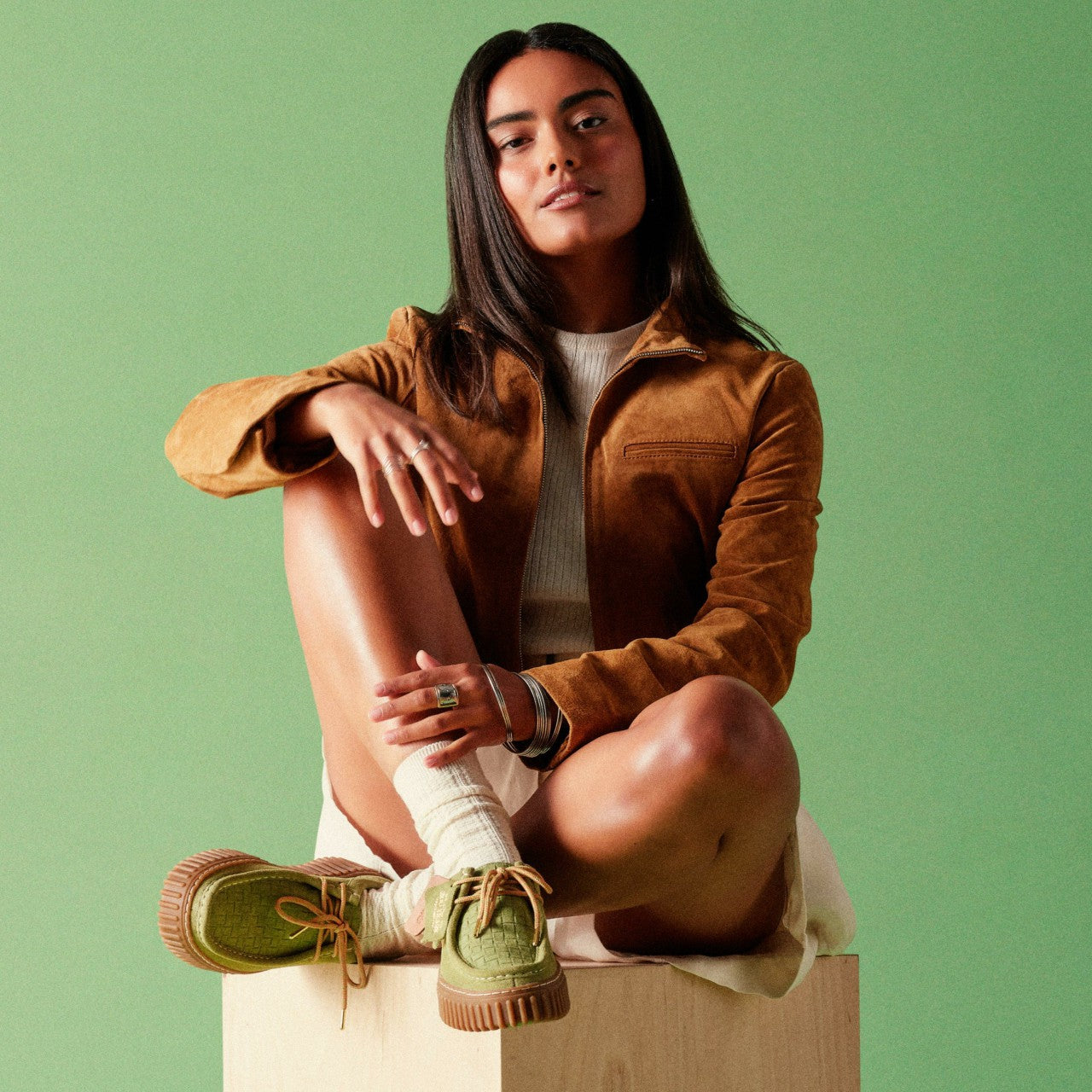 Women Torhill Bee Apple Suede