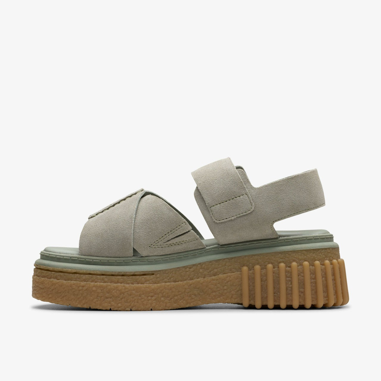 Women Evamar Wish Light Green Suede