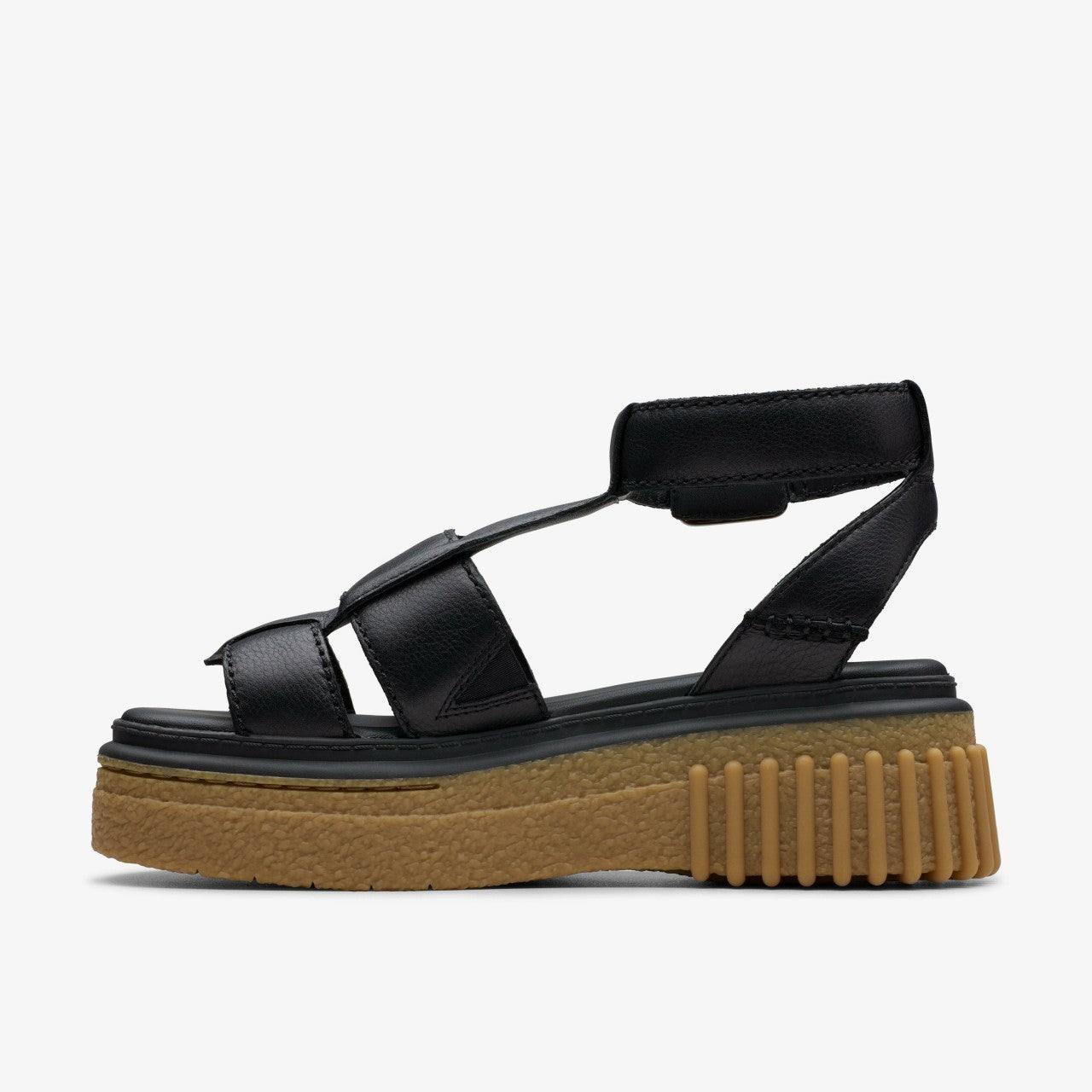 Women Evamar Sun Black Leather