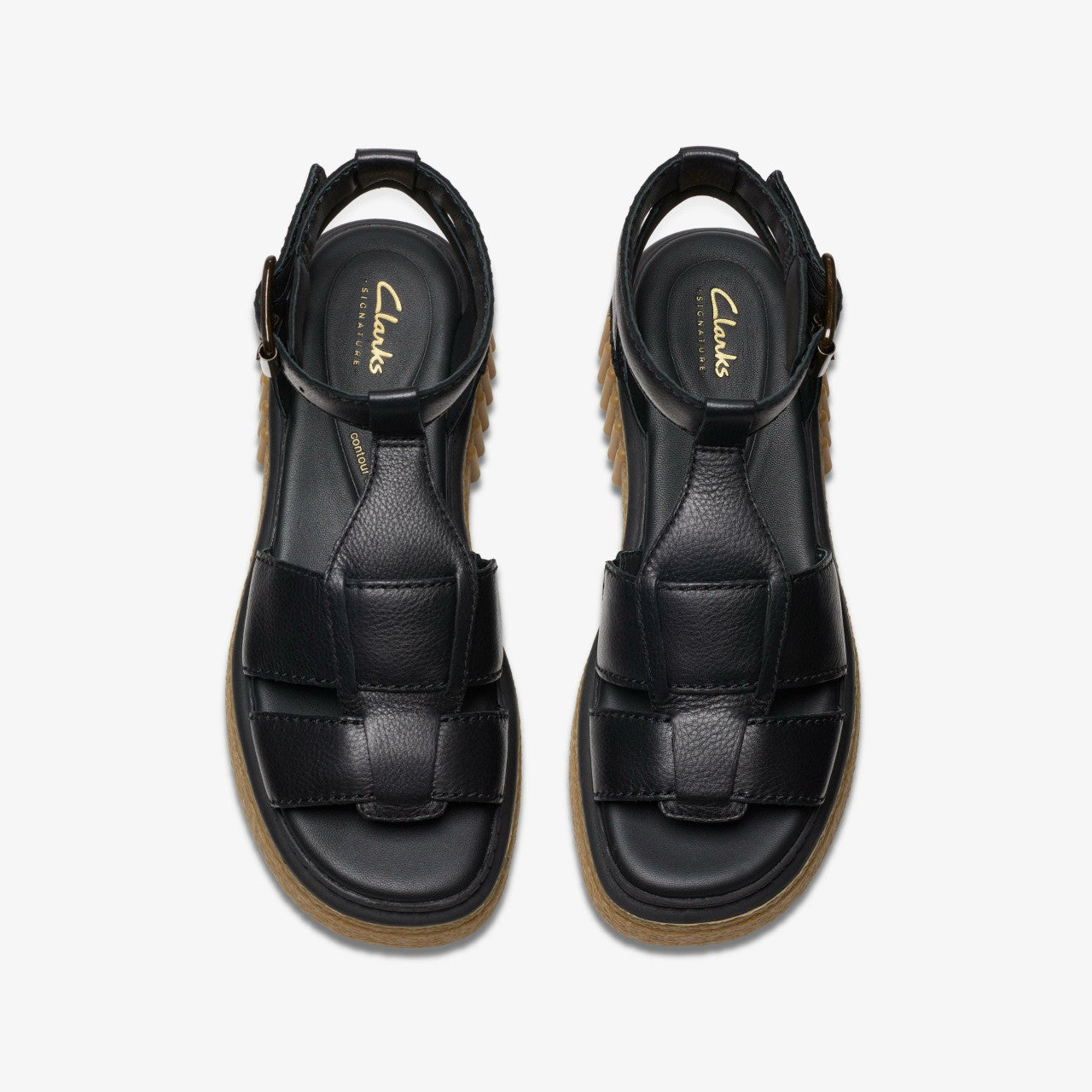 Women Evamar Sun Black Leather