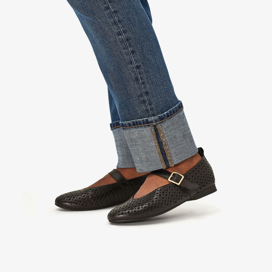 Women Fawna Jane Black Leather