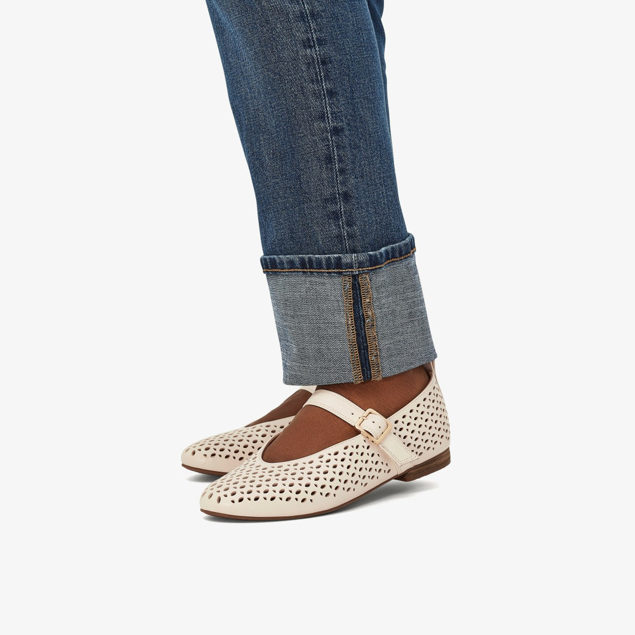 Women Fawna Jane Cream Leather