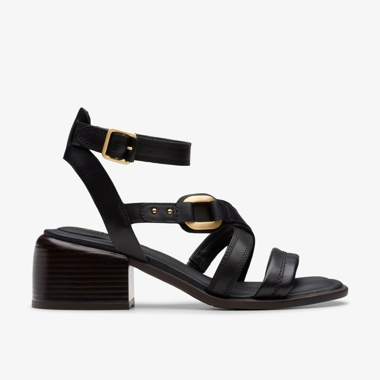 Women Morwyn Strap Black Leather