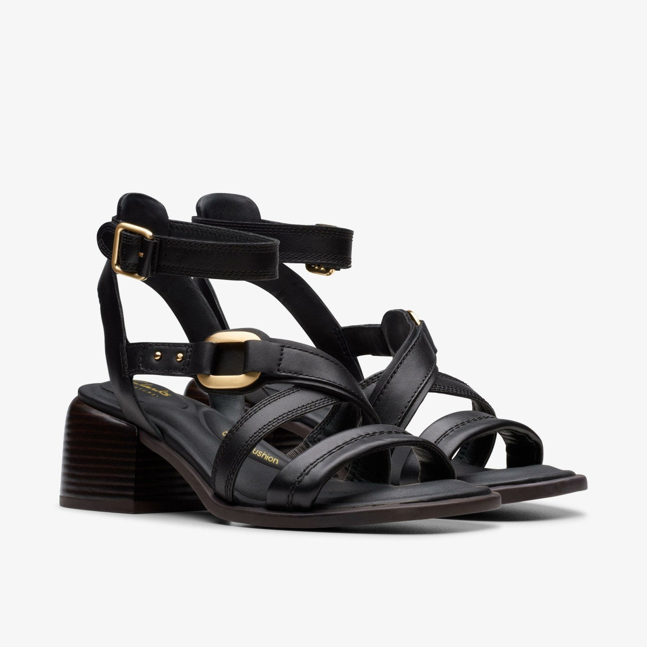 Women Morwyn Strap Black Leather