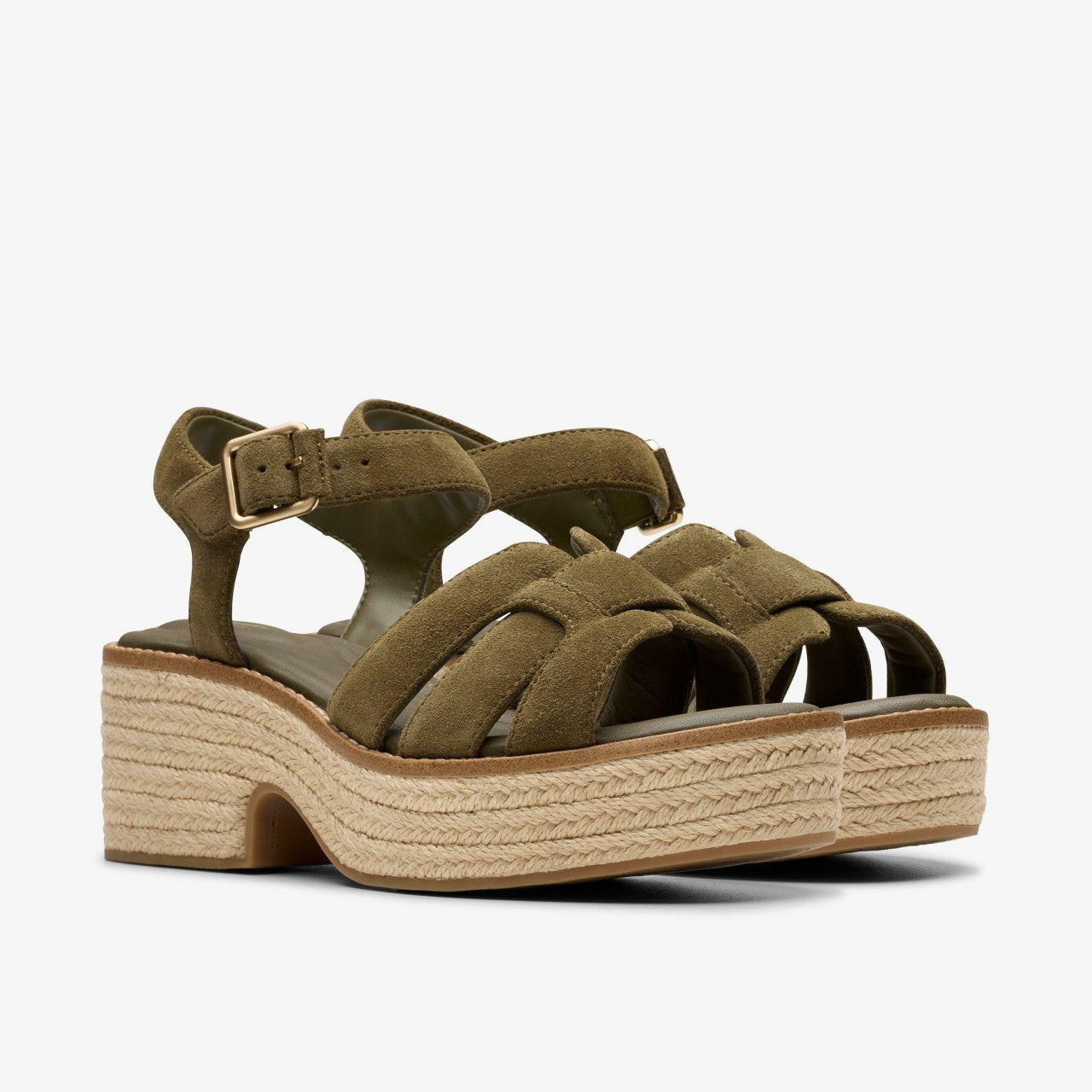 Women Coledale Strap Dark Olive Suede