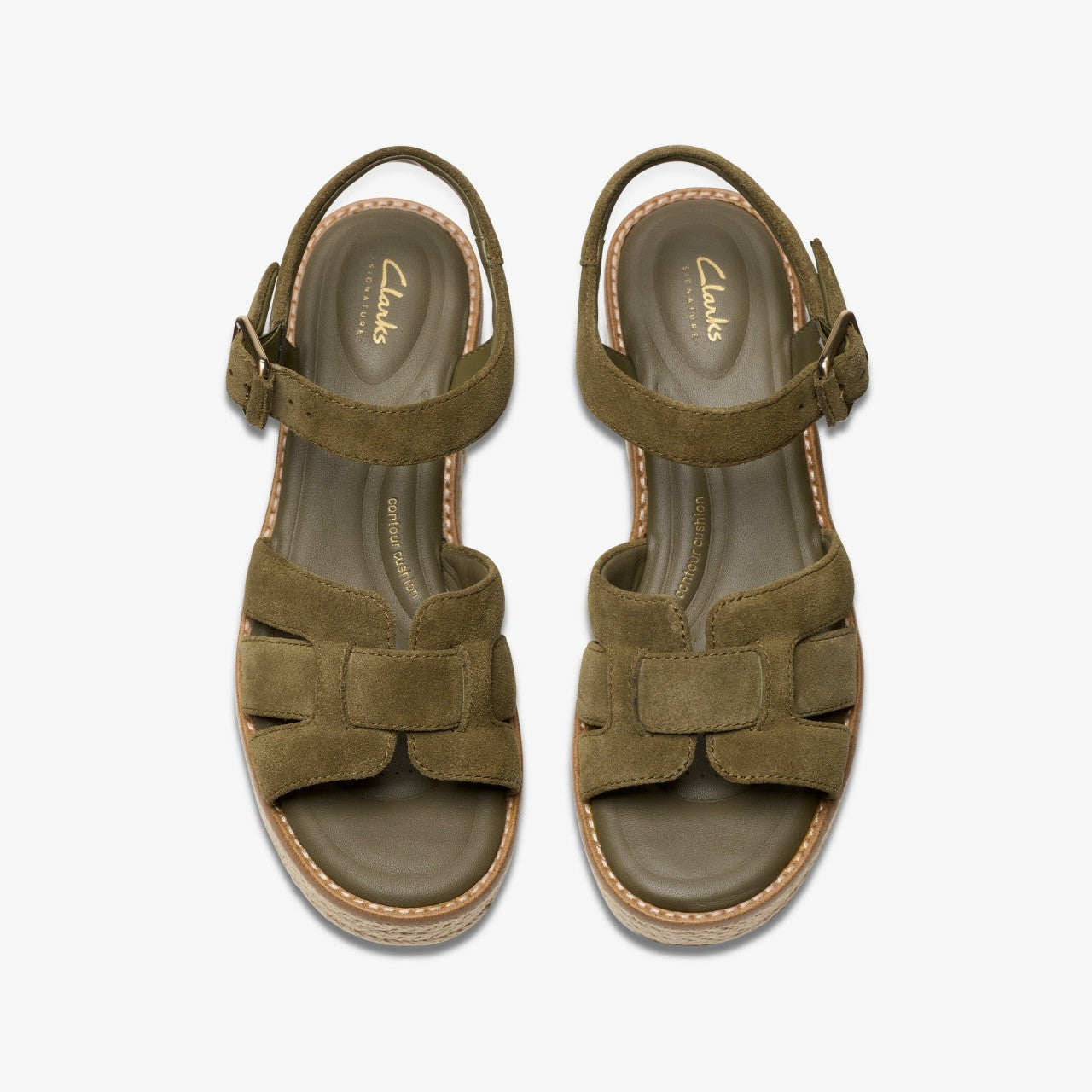 Women Coledale Strap Dark Olive Suede