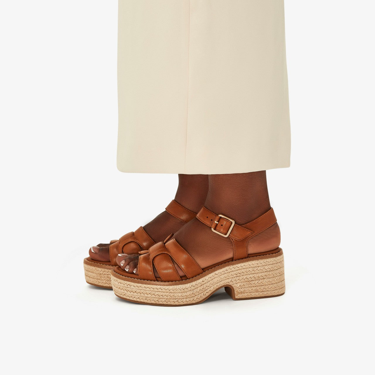 Women Coledale Strap Tan Leather