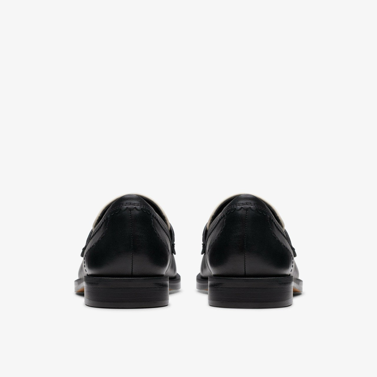 Women Straven Edge Black Combination Leather
