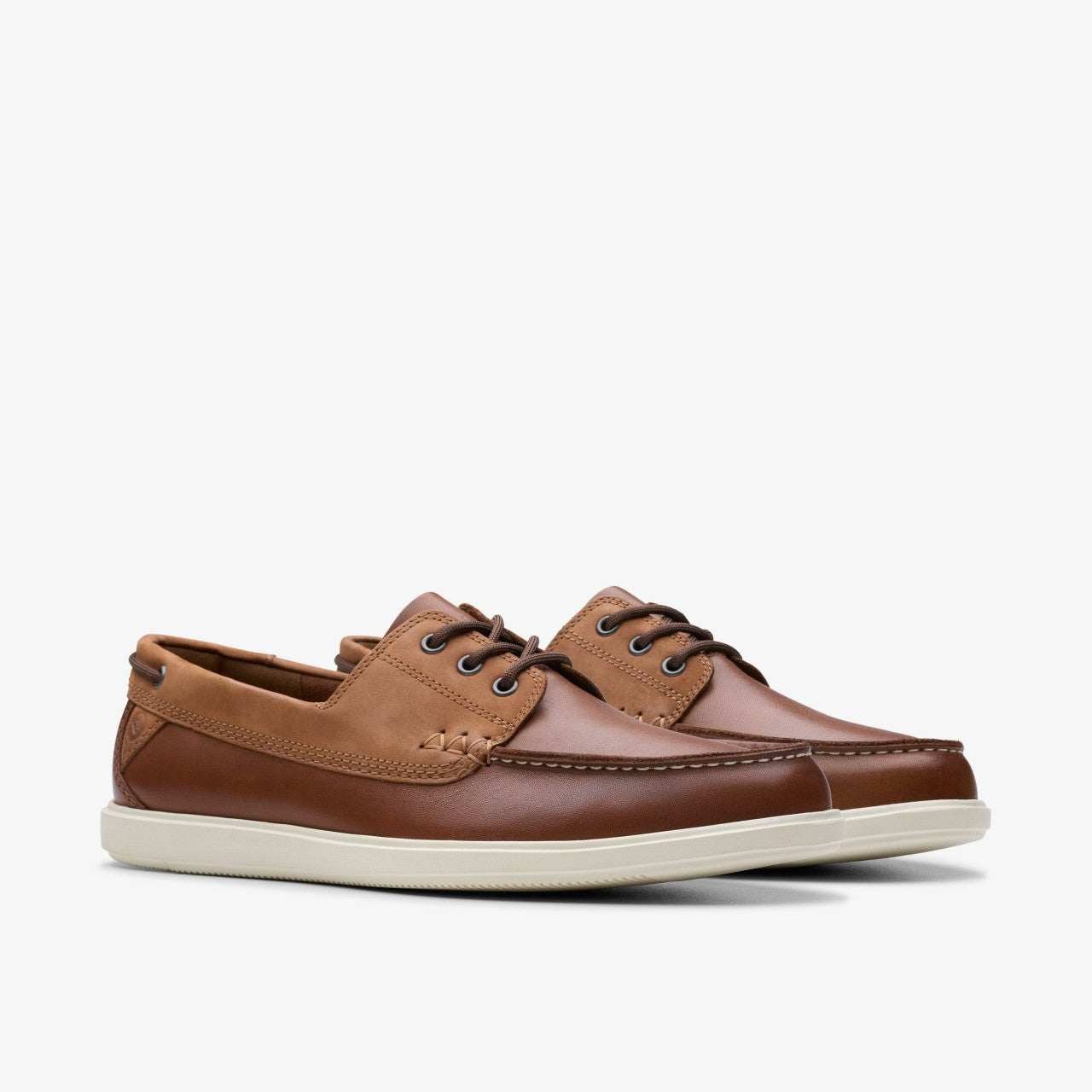 Men Bratton Boat Dark Tan Leather