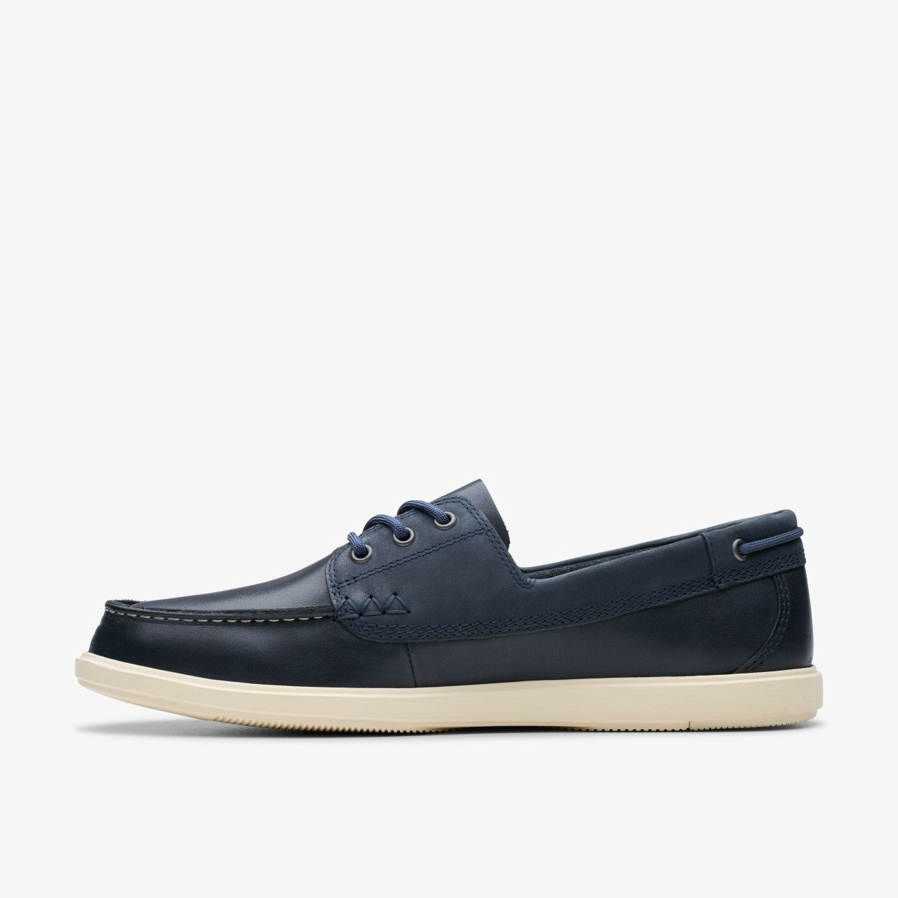Men Bratton Boat Navy Leather