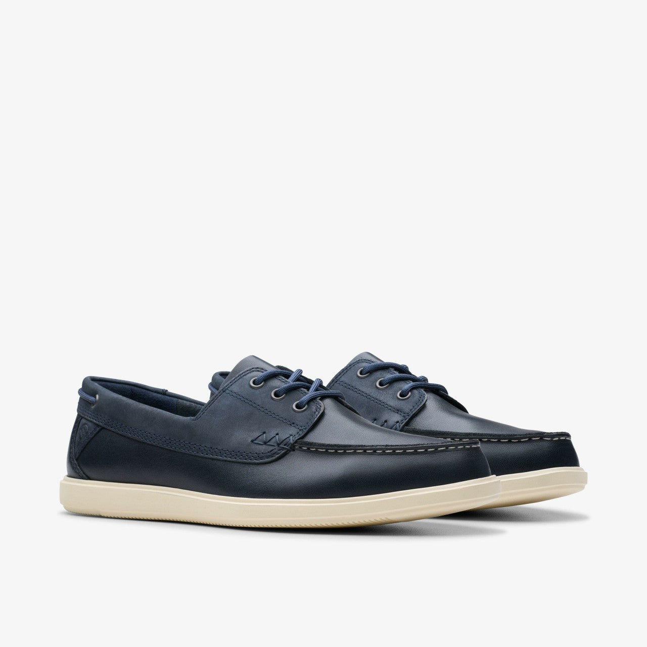 Men Bratton Boat Navy Leather