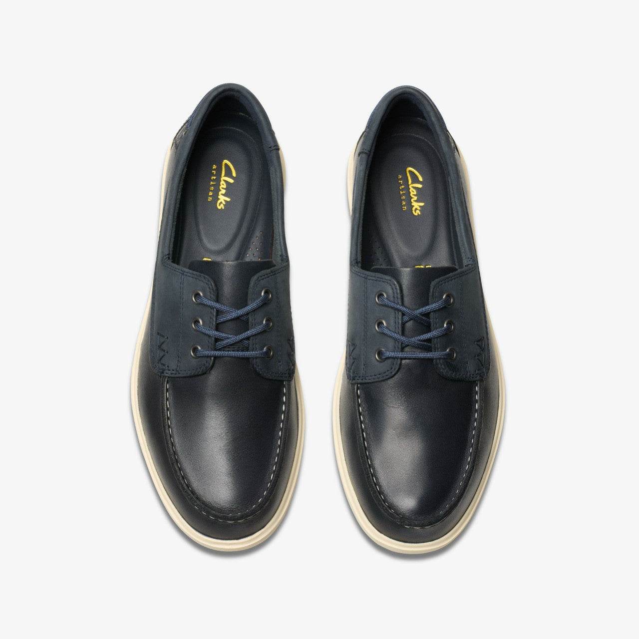 Men Bratton Boat Navy Leather