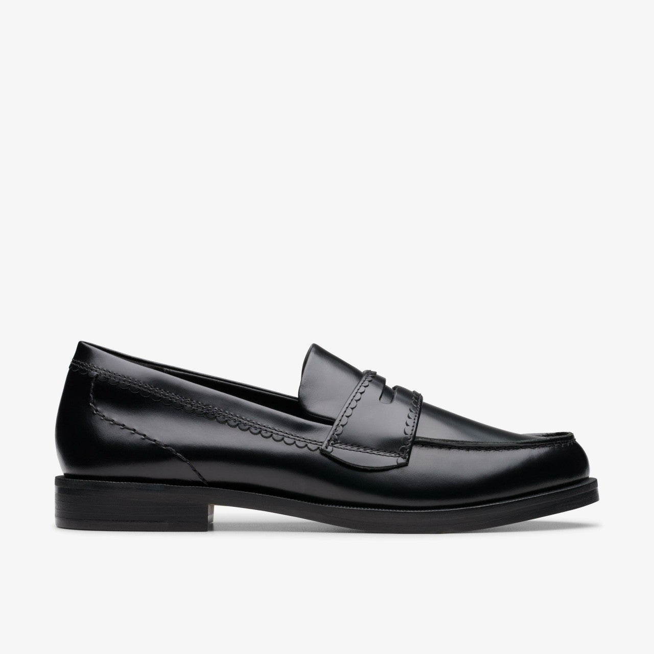 Women Straven Edge Black Leather