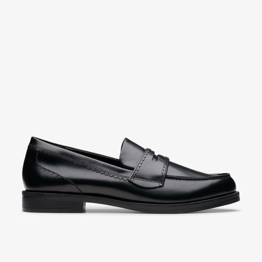 Women Straven Edge Black Leather