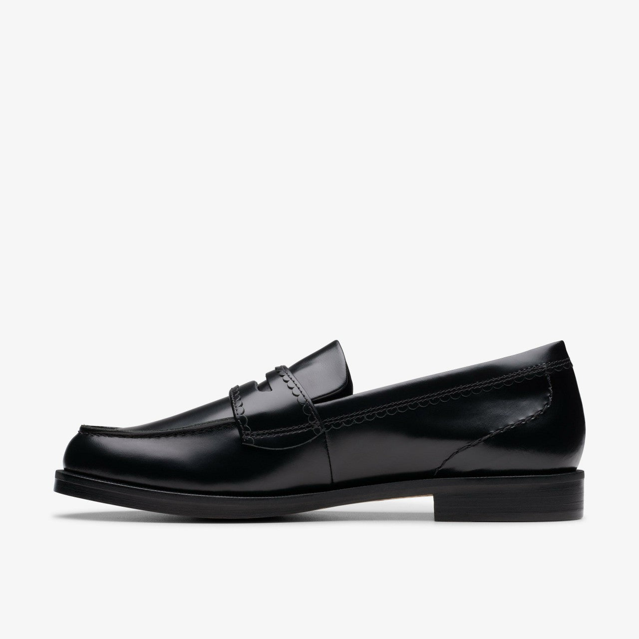 Women Straven Edge Black Leather