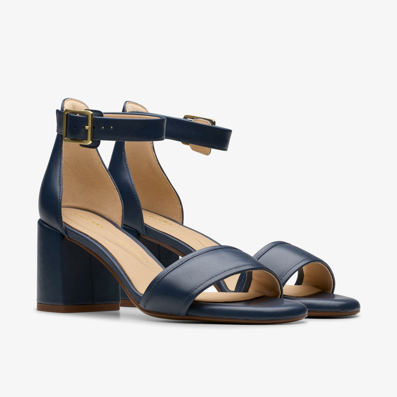 Women Ezoria Mae Navy Leather