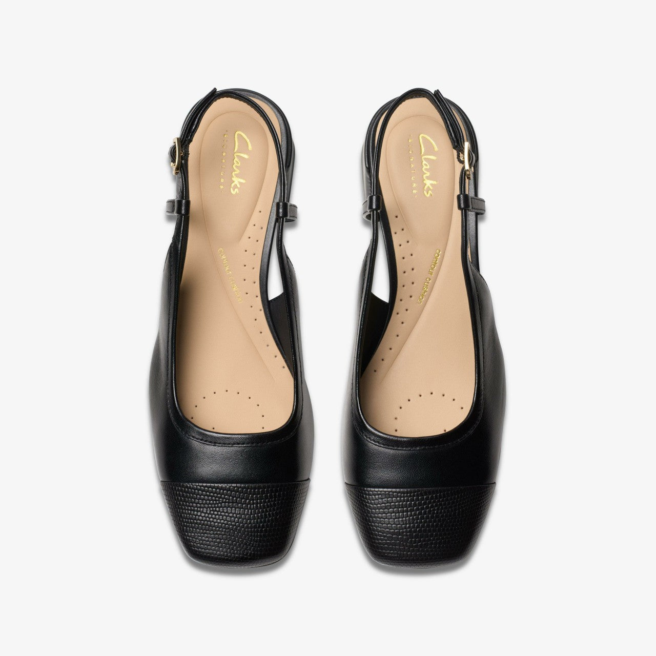 Women Nyta 45 Sling Black Combination Leather