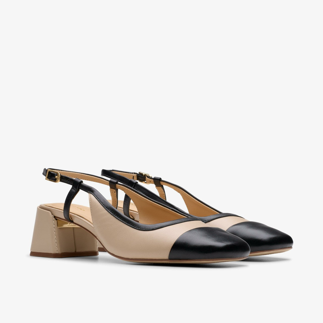 Women Nyta 45 Sling Sand Combination Leather